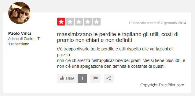 plus500 recensione negativa