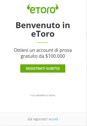 conto trading demo etoro