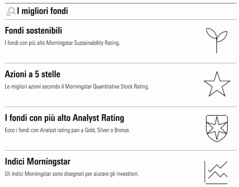 morningstar come funziona