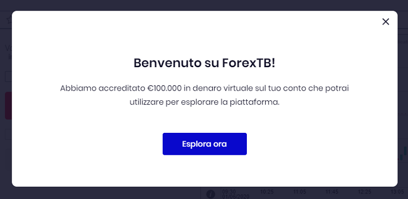 forextb conto demo