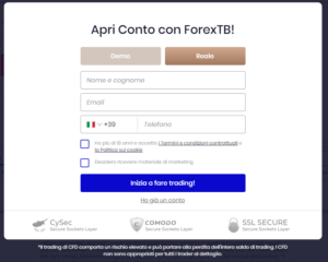 forextb login