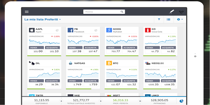 app per investire in borsa