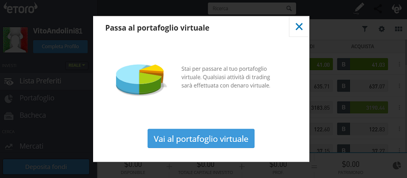 etoro come aprire conto demo