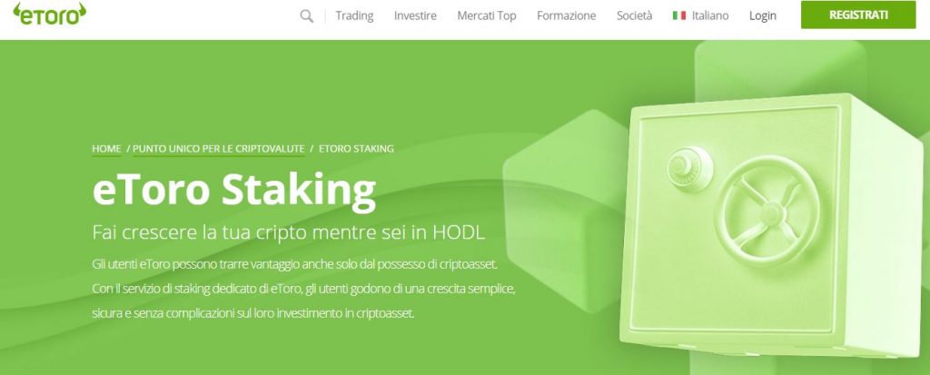 eToro Staking